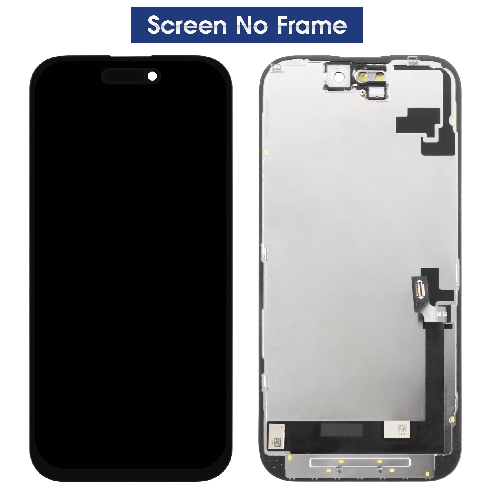 Écran LCD pour iPhone 16 LCD Display pour iPhone 16 LCD Écran pour iPhone16 6,1" Écrantactile Verre Full Assemblé avec Kit de Réparation A3287 A3081 A3286 A3288 (Noir)