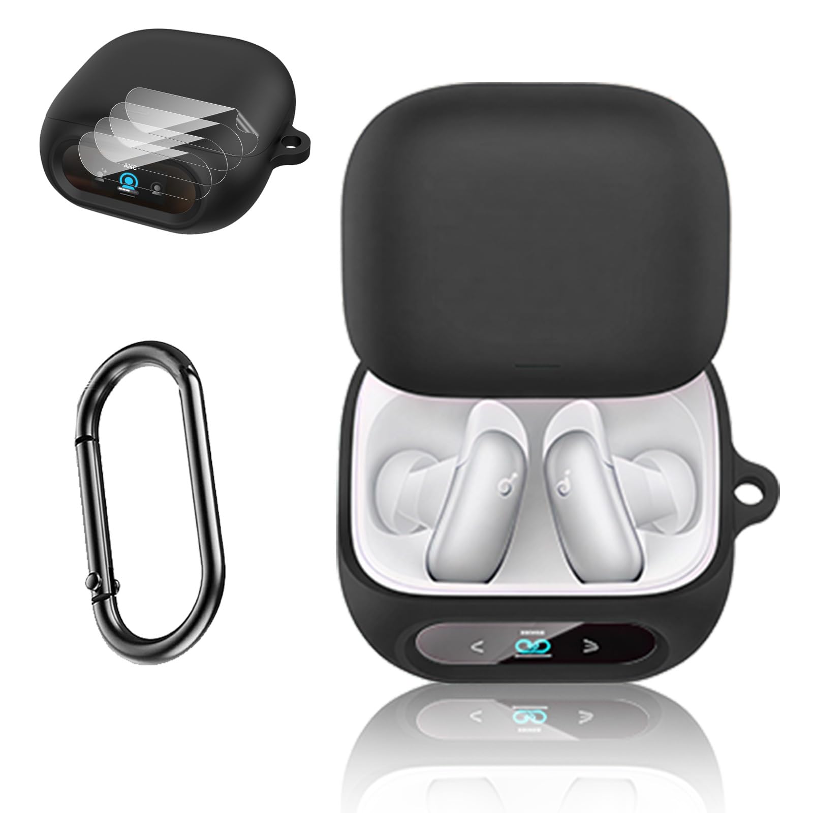Amazon | 【1個+4枚セット】For Anker Soundcore Liberty 5 Pro ケース