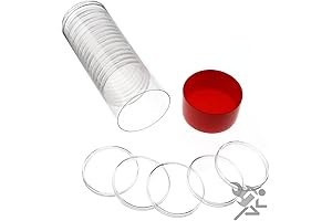 OnFireGuy Plastic Capsule Tube with 20 AirTite Coin Holders for 1oz Silver Eagle