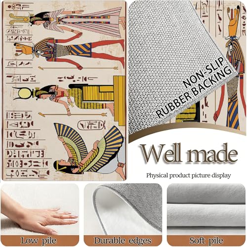 Grand tapis salon 160x230 cm Égypte en flanelle de haute qualité - 7