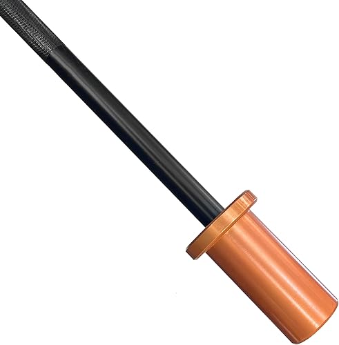 Miniatura 5 de NEXO Kids - Barra de entrenamiento olímpico de 5 libras, 5 libras para jóvenes o nuevos levantamiento de pesas y levantamiento de potencia