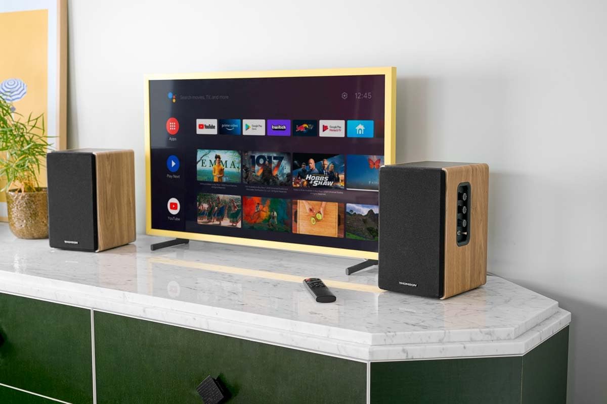 EDIFIER R1380DB – actieve bibliotheek studio-luidspreker, IR- afstandsbediening, RCA-ingangen, optische en coax-aansluitingen, geïntegreerde versterker, 42 W, Bluetooth 5.1 APTX, zwart
