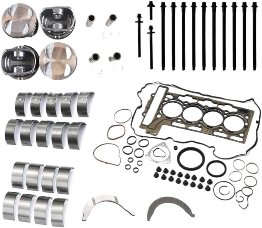 Engine Overhaul Rebuild Kit with 77mm Bore STD CR 11:1 for R55 R56 R57 R60 R61 N12 N16 1.6L Engines