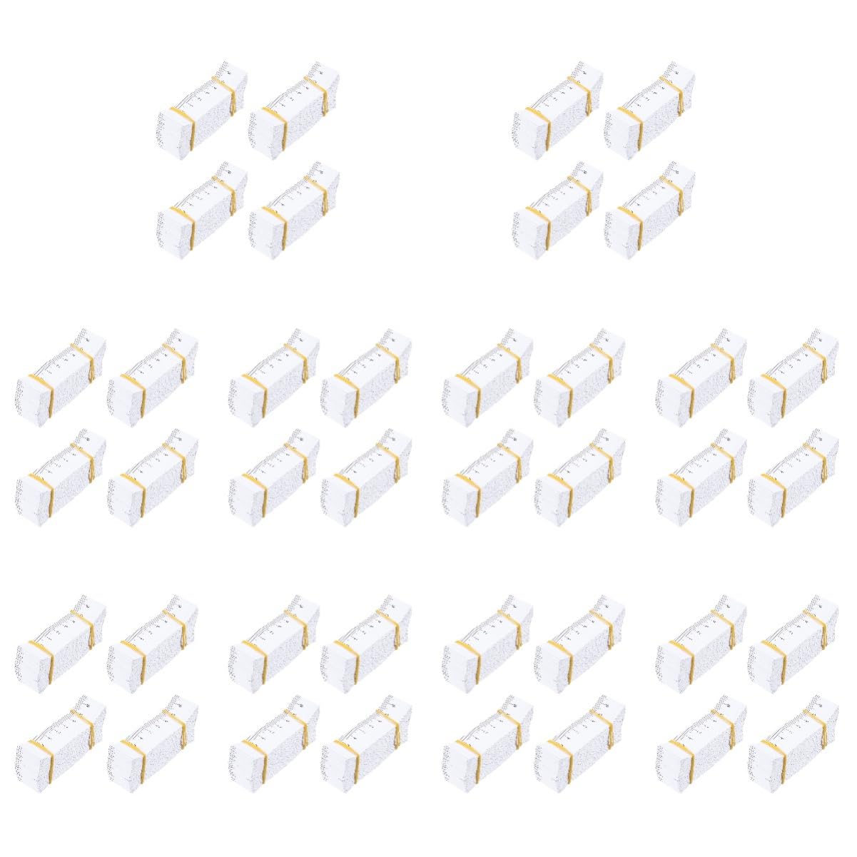 OSALADI Lot De 10 Mètres Rubans À Mesurer Double Face Jetables Pour Bébé Lecture De Gauche À Droite Usage Hospitalier 100 Pièces X 10