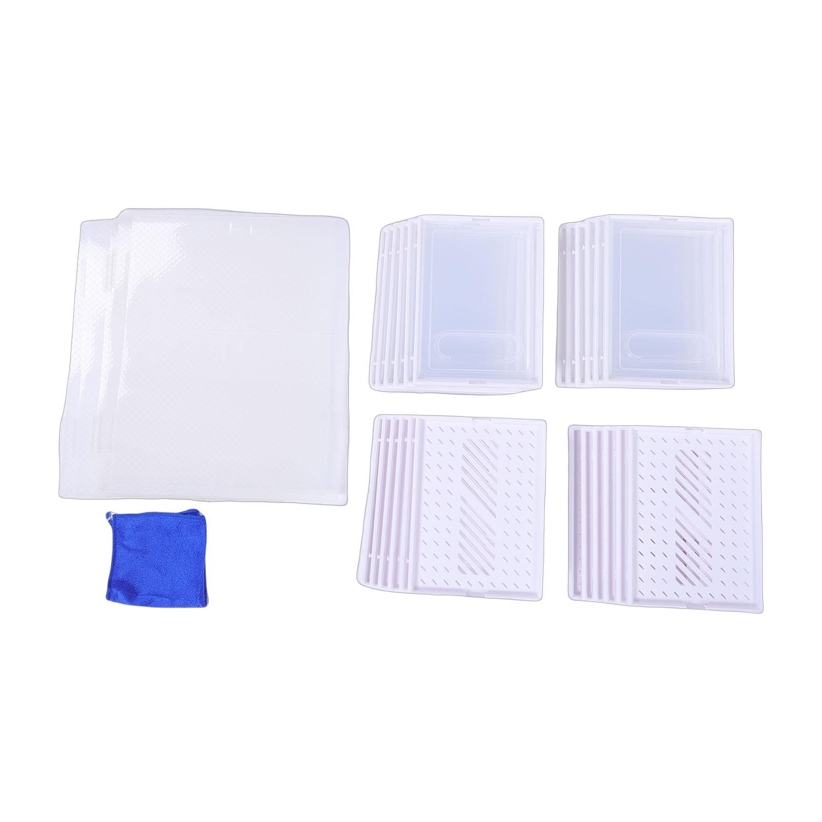 Caja de Zapatos Transparente Grande con Puerta Magnética, Apilable