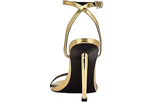 Womens Reina Heeled Sandal - Walk the Streets in Gilded Glamour