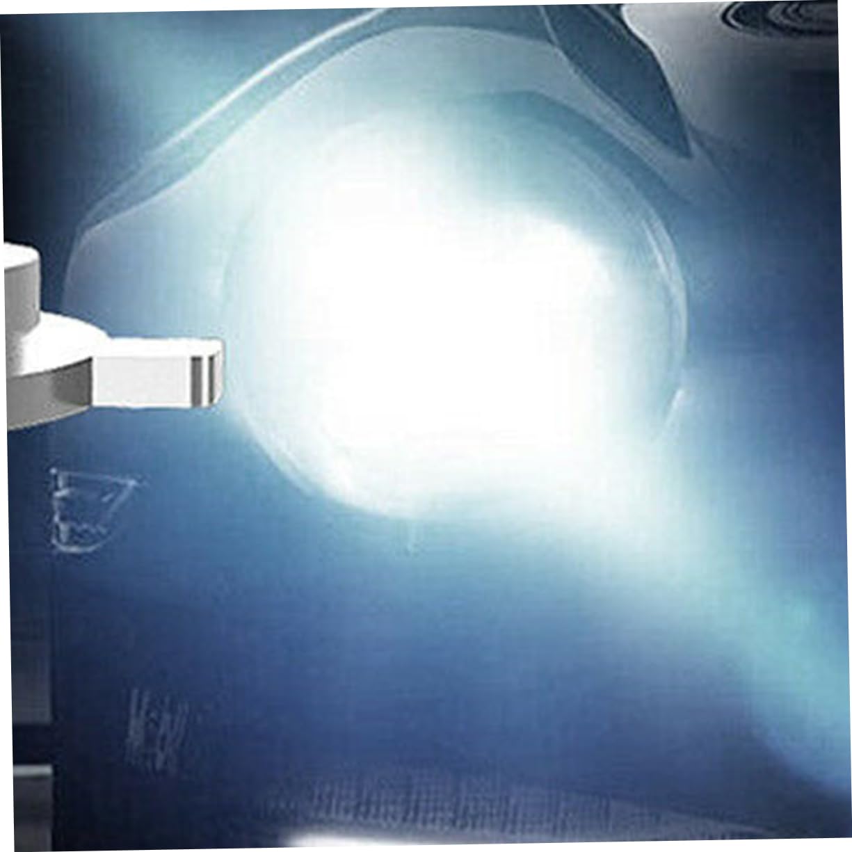 ABOOFAN Lampadina LED per Fari Auto H4 9003 55w 5000lm 6500k Argento in Lega di Alluminio 2 Pezzi per Veicolo Basso Consumo e Ampia Illuminazione Anteriore Lato Destro e Laterale