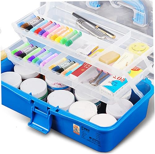 Miniatura 3 de EXCEART Caja organizadora de pintura china tradicional