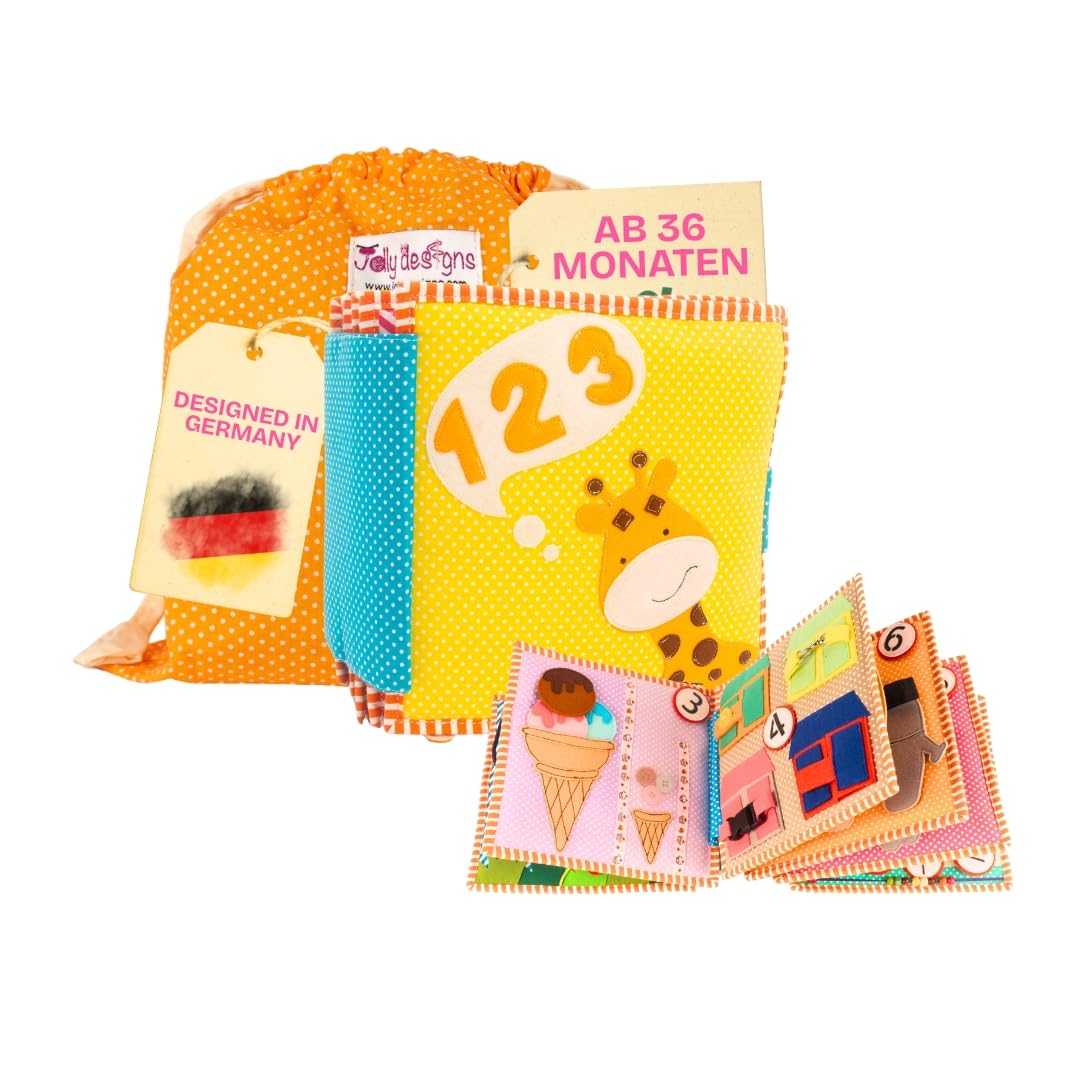 Jolly Designs 1, 2, 3 – 10 stron Premium - Quiet Book