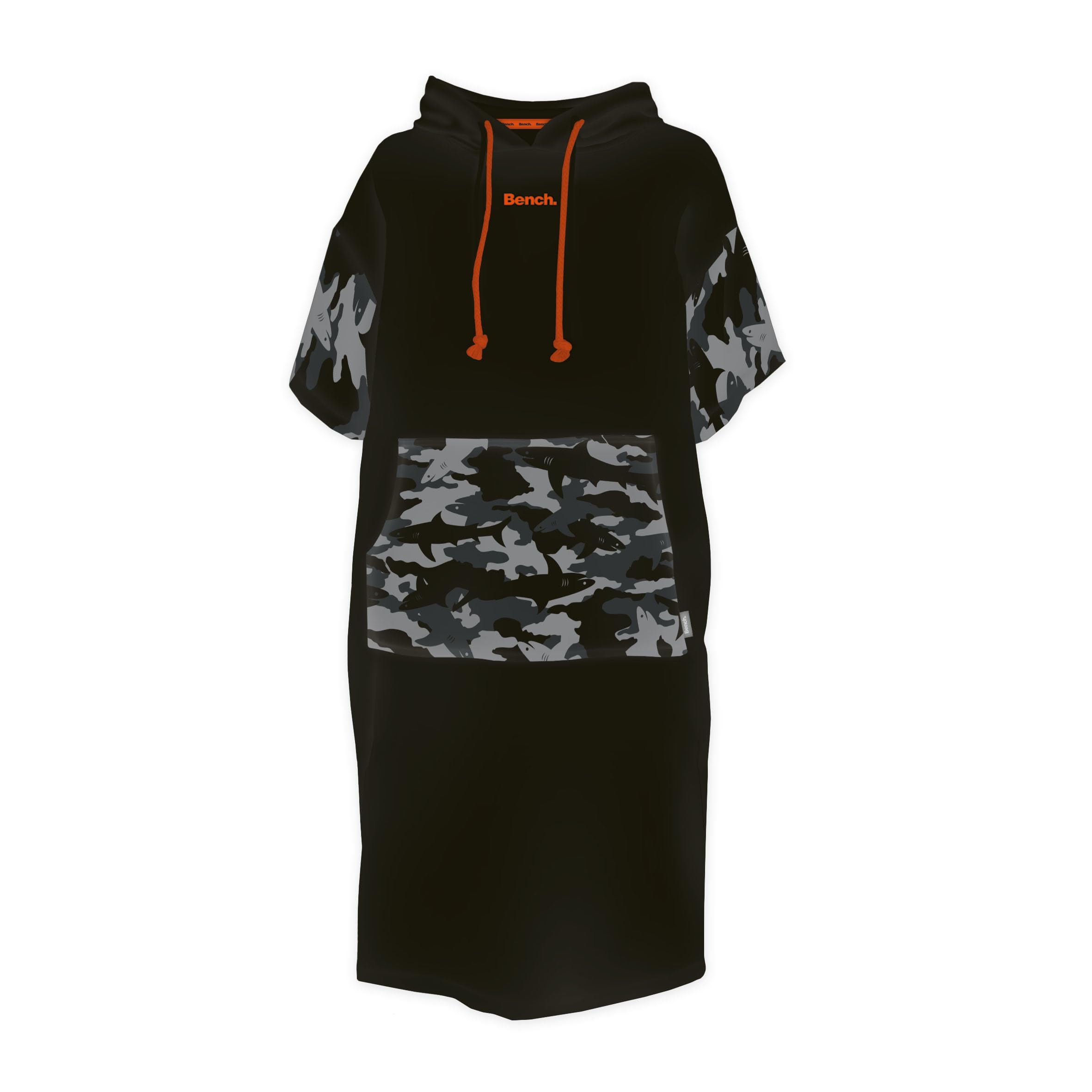 Bench Surf-Poncho, Premium Baumwoll-Frottier, Umzieh-Poncho für Wassersport, Saugfähiges Strand-Handtuch, 335g/m², für Damen und Herren