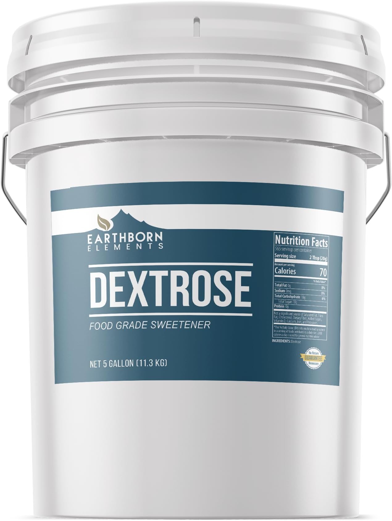 Amazon.com: Earthborn Elements Dextrose (5 Gallon), Sugar Substitute ...