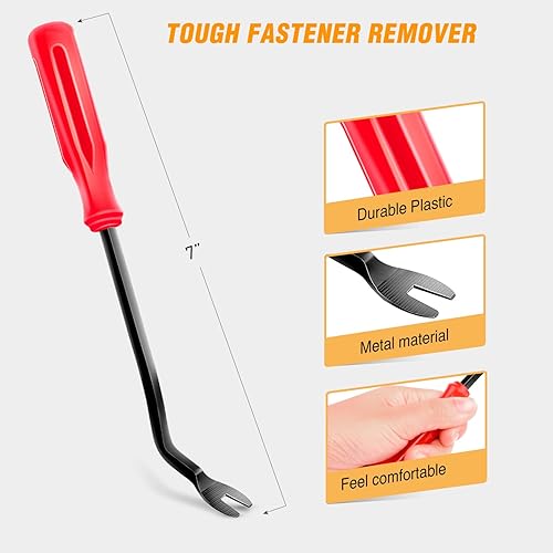 Miniatura 6 de GOOACC 175 piezas de guardabarros y parachoques tipo empuje, retenedor de aislamiento de capó, 17 tamaños, clip de enrutamiento de alambre,