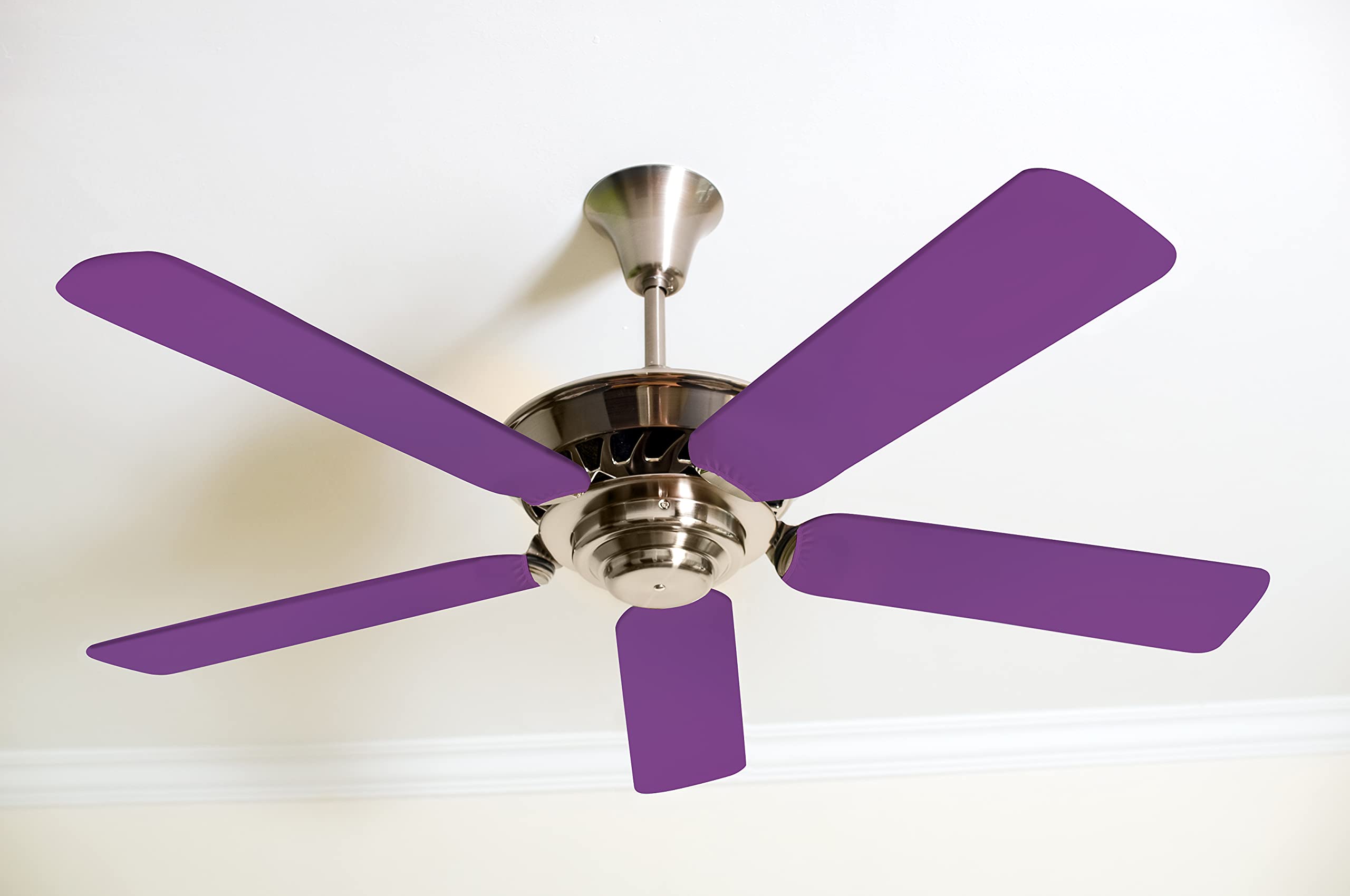 Amazon.com: Fancy Blade Ceiling Fan Accessories Blade Cover Decoration,  Solid (Purple) (FBB-SR-021) : Tools & Home Improvement
