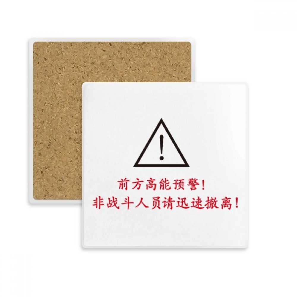 Tasse porte absorbant pierre multicolor Chinois Mots dessous de verre