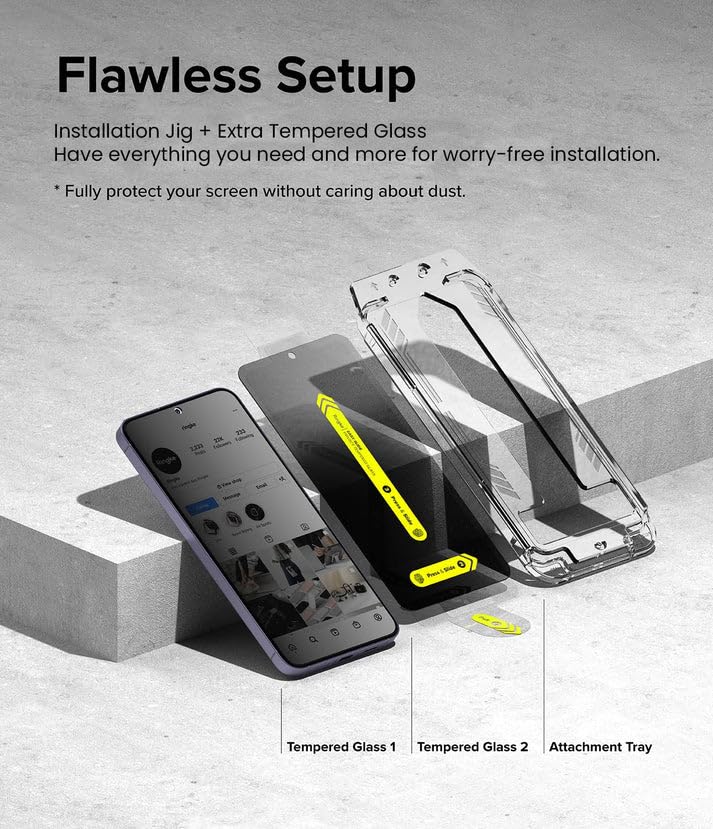 Image of Privacy Screen Guard with Easy Fix MagicBox Tool | Anti-Spy | Tool-Free Installation | Bubble-Free (Compatible with iPhone 16 Pro Max)