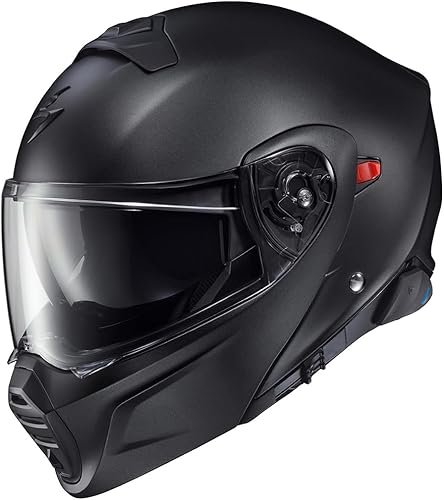 Miniatura 3 de ScorpionEXO GT930 Dual Open Full Face Modular Transformer Casco Integrado EXO-COM Bluetooth Sistema de comunicación DOT ECE aprobado