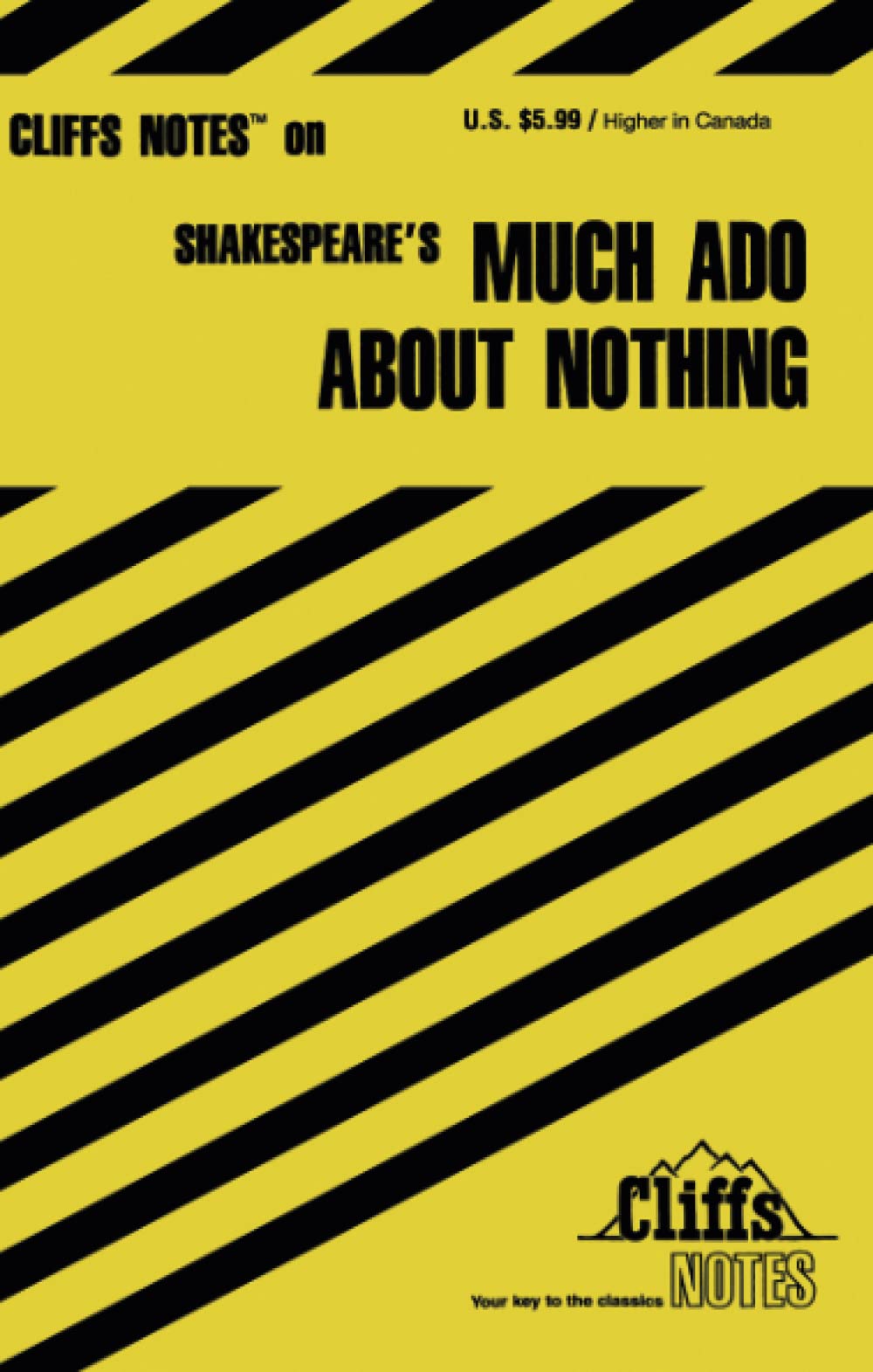 CliffsNotes on Shakespeare's Much Ado About Nothing (CliffsNotes on Literature)