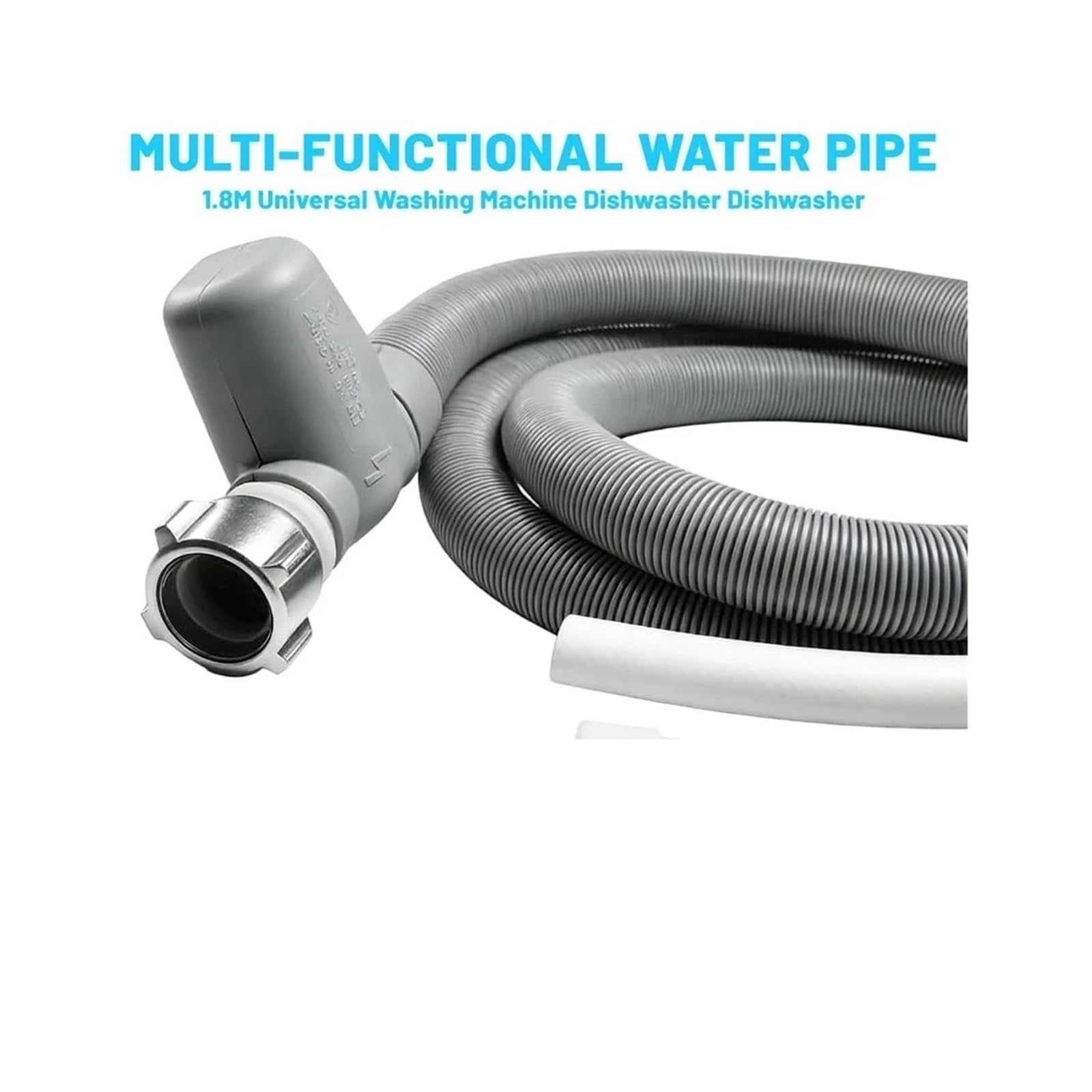Manguera De Entrada Aquastop De 1,85 M A78E, Tope De Agua De 3/4 Pulgadas, Compatible Con Tubo De Llenado Universal, Lavavajillas Y Lavadora