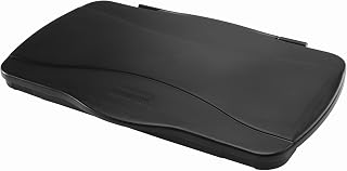 Rubbermaid Commercial Products SLIM JIM Hinged Lid for Use with 16/23 GAL Vented Slim Jim Containers, for Kitchens/Classrooms/Offices/Back of House, Black