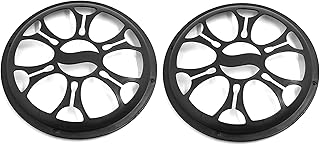 2 pièces 9 pouces Haut-parleur de Voiture Creux Maille Sub Woofer Subwoofer Grill couverture