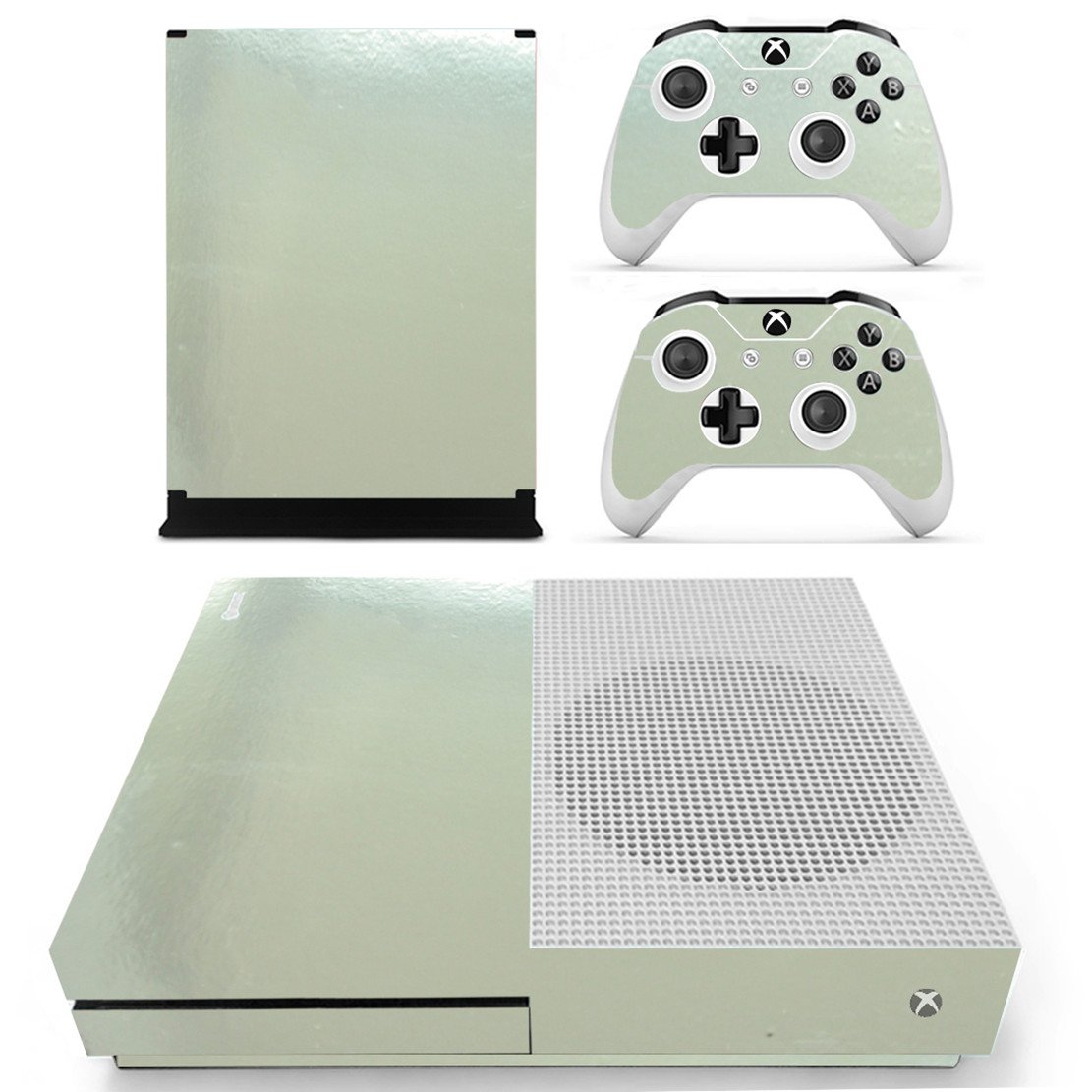 DOTBUY Vinyl Decal Full Body Skin Sticker For Microsoft Xbox One S Console And 2 Controllers And Kinect 2.0 (Carbon Fiber Black) — view 21