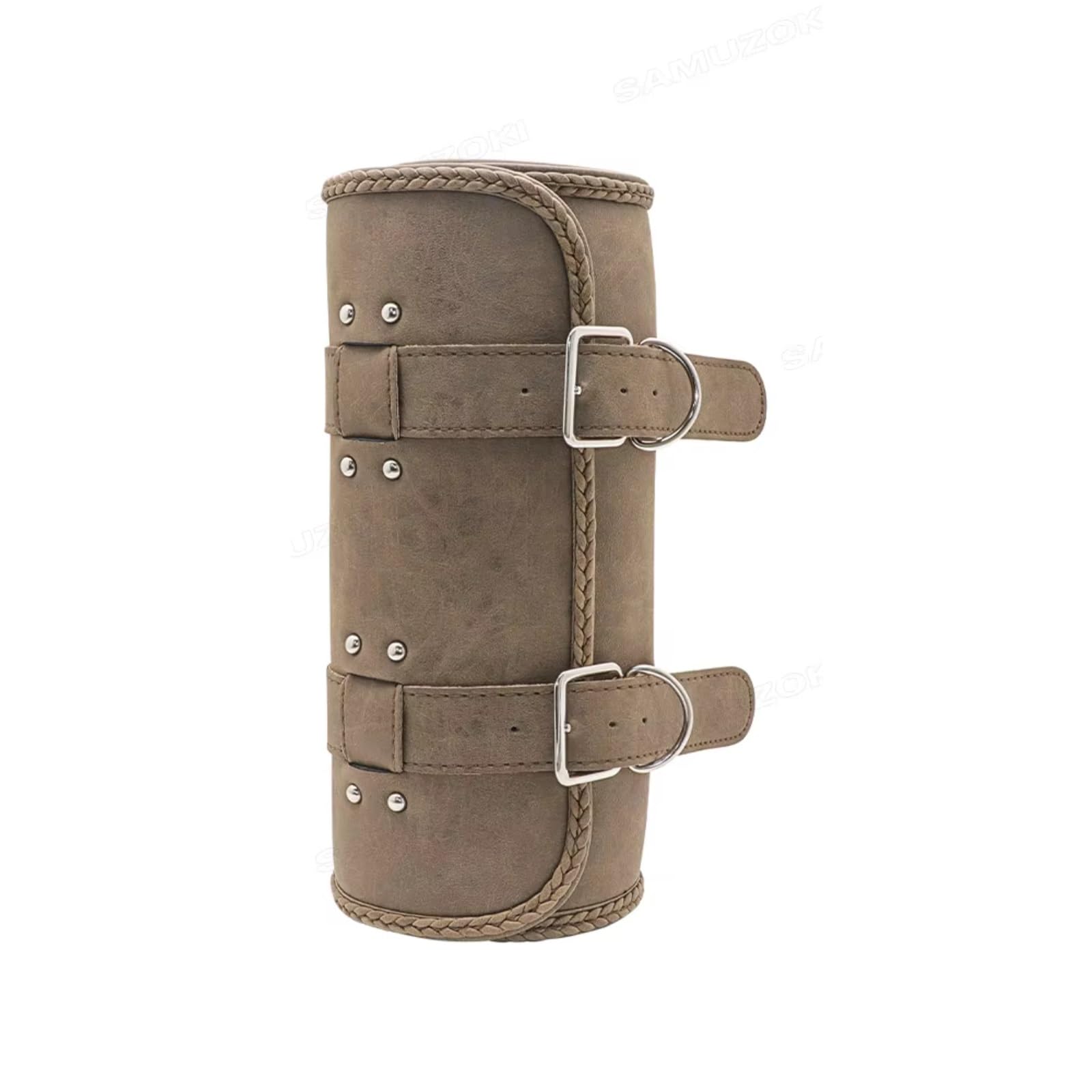 Compatibile Con Suzuki 1 Pz PU Moto Zaino Bagagli Borsa Sella Borse Per Attrezzi Accessori Di Ricambio Sacche Moto(Brown)