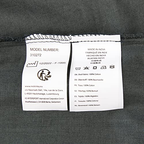 McKINLEY Inlet Cotton Square Sleeping bag Grey One size - Image 3