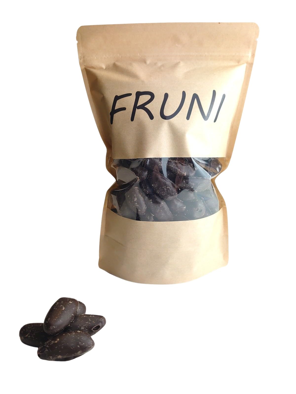 FRUNI Datteln Zartbitter | Datteln mit Zartbitterschokolade | 500g
