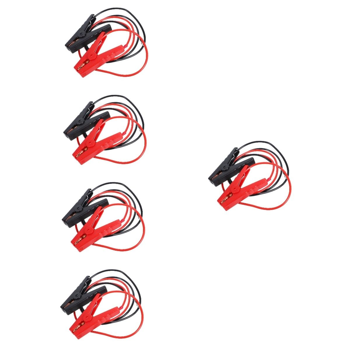 10pièces Pinces De Démarrage Avec Câbles Pour Chargeur De Batterie De Voiture Pince Portable Et Pour Applications Automobiles Et Industrielles