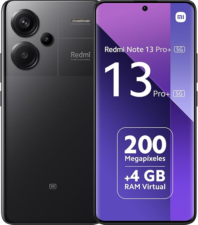 Redmi Note 13 Pro+ 5G Midnight Black 8GB RAM 256GB ROM