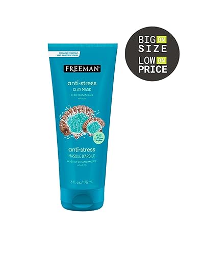 Miniatura 4 de FREEMAN Dead Sea Minerals - Máscara facial de arcilla antiestrés, hidratante y aclarante, limpia los poros, máscara facial con lavanda y bergamota
