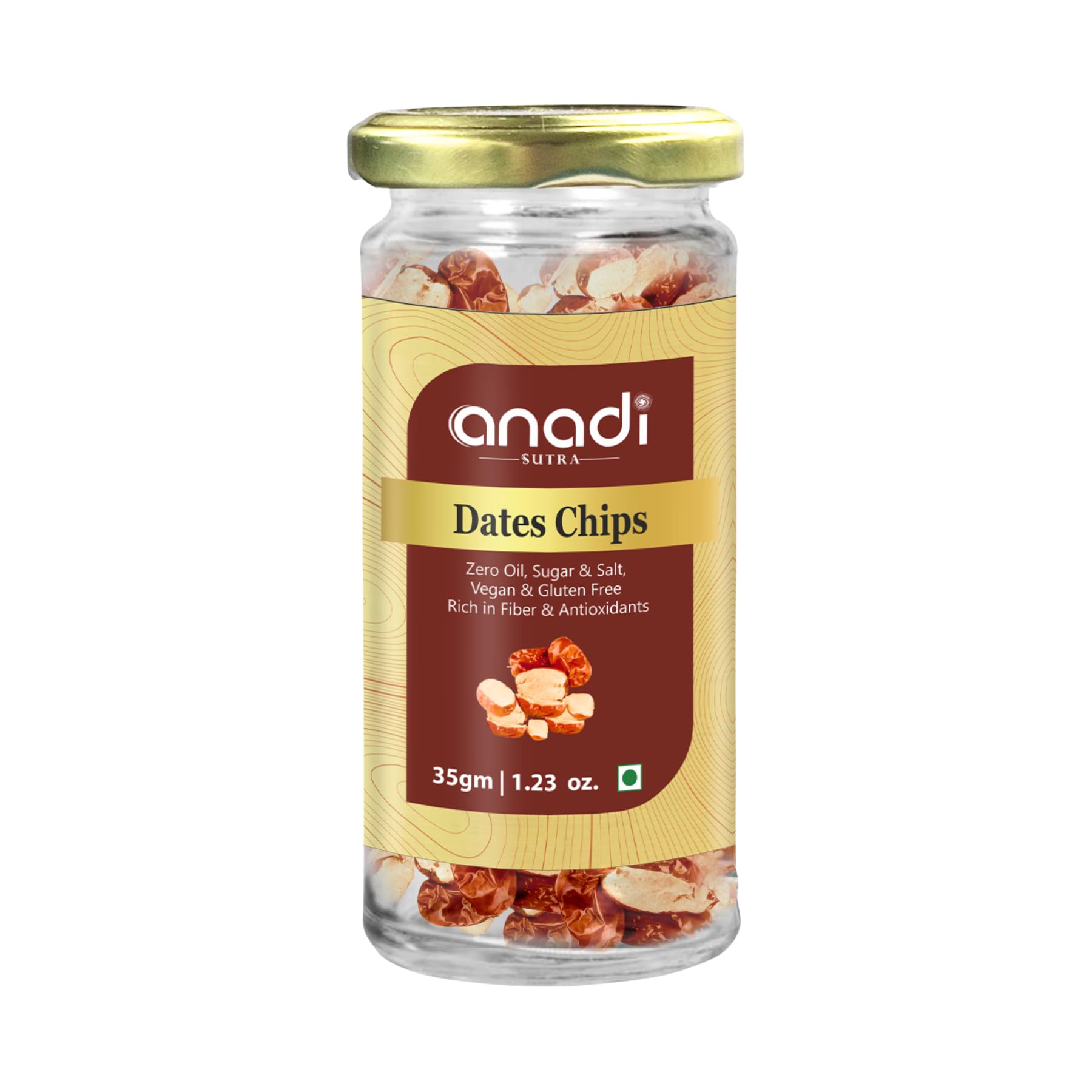 Anadi Sutra Natural DatesChips Slices 30g | Freeze Dried Dates Slices | No Added Sugar, No Preservatives | Healthy Crunchy Snack for Kids & Adults | Gluten Free, Natural Fruit Snack, Rich in Fiber & Antioxidants-image-13