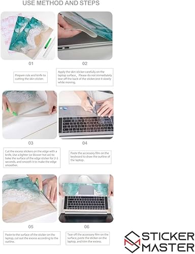 Miniatura 9 de Sticker Master Vinilo adhesivo de vinilo para portátil de 13, 14, 15 pulgadas, diseño de fondo de carnaval brasileño para MacBook Asus Acer Hp