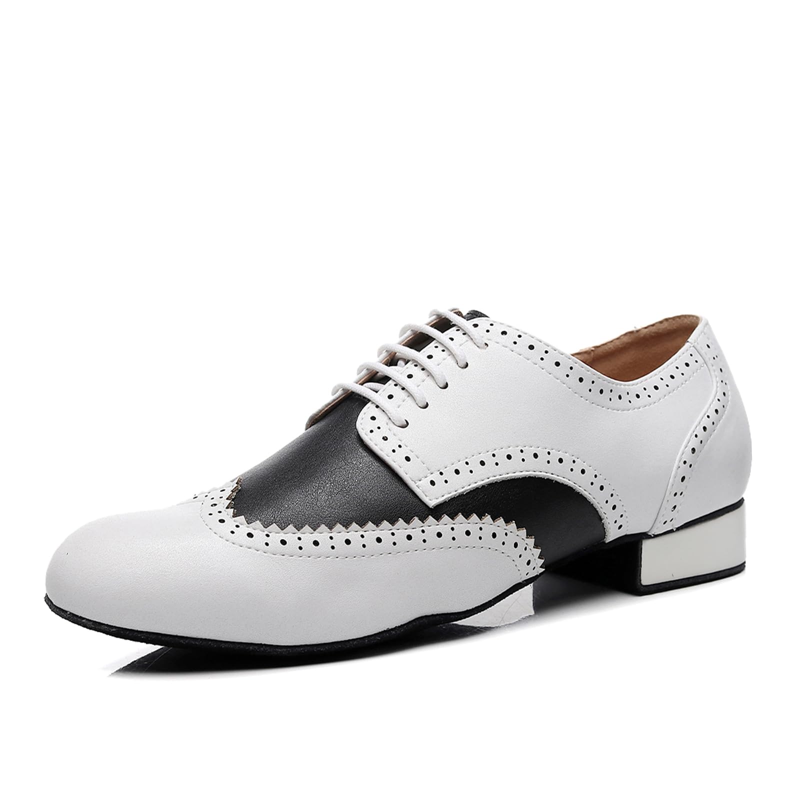 SWDZM Scarpe da Ballo Salsa Uomo Suola Scamosciato per Salsa Tango Jazz di Pratica di Danza Scarpe