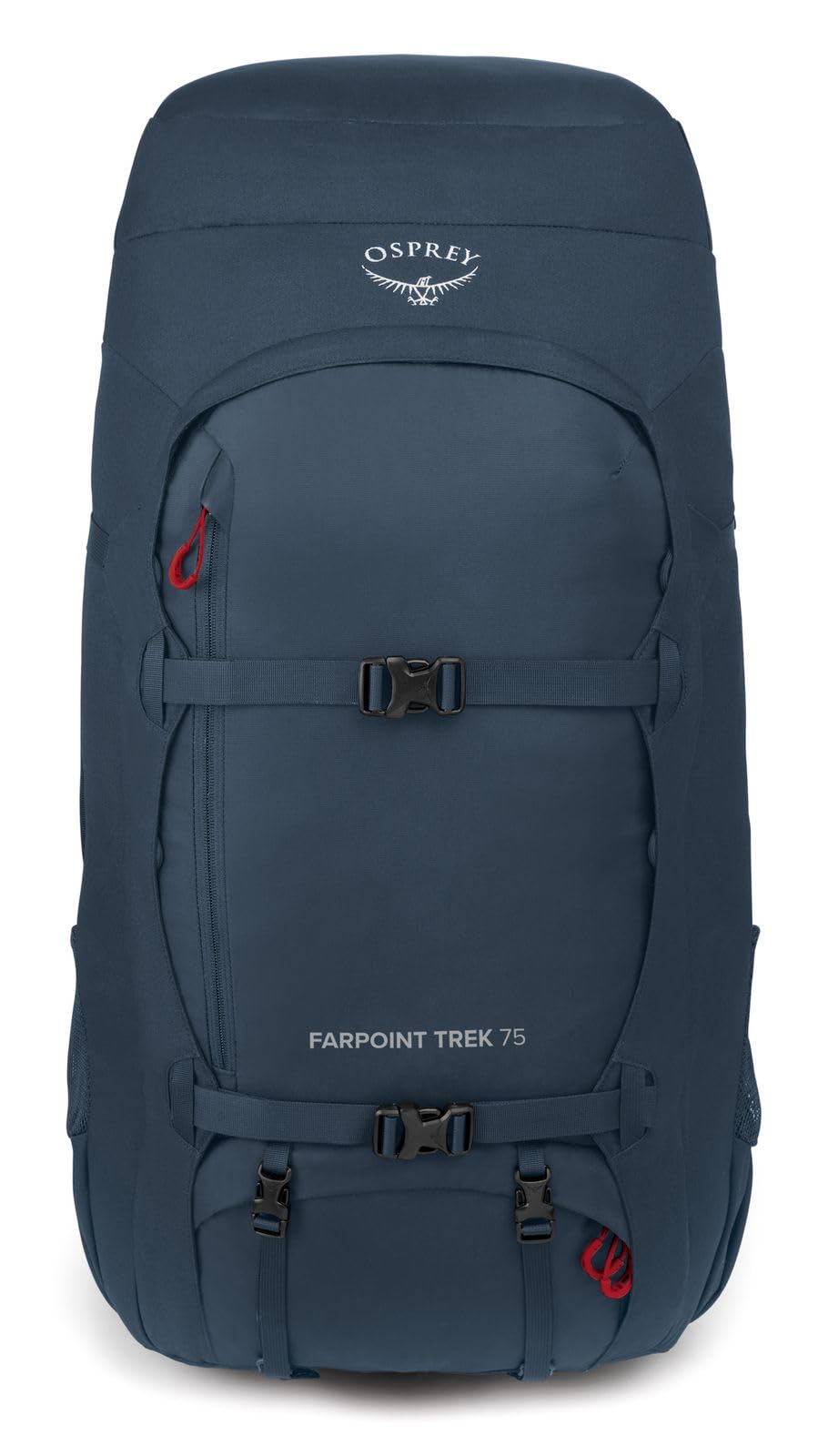 Osprey Farpoint Trek 75L Men's Travel Backpack, Muted Space Blue