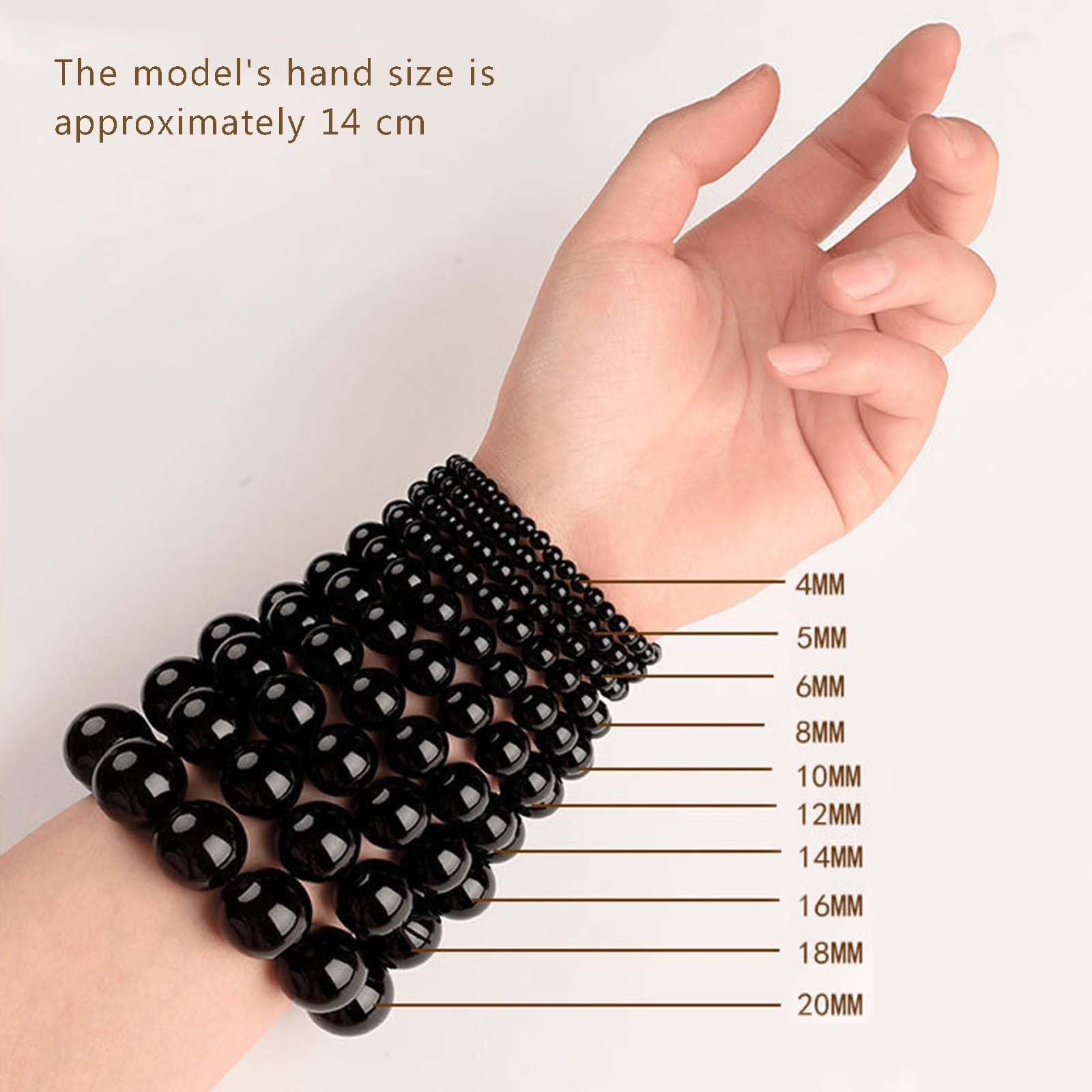 Pulsera de Cuentas de Piedras Preciosas de amazonita Natural