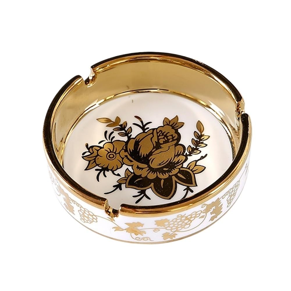 Smoking Accessories Phnom Penh Round Ashtrays, Study Household Living Room Ceramic Tea Room Ashtray Office Coffee Shop Restaurant