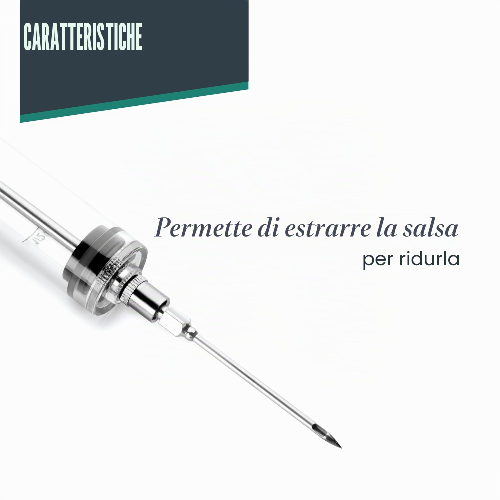 Lacor Siringa da cucina 30 ml Senza BPA Lavabile in lavastoviglie