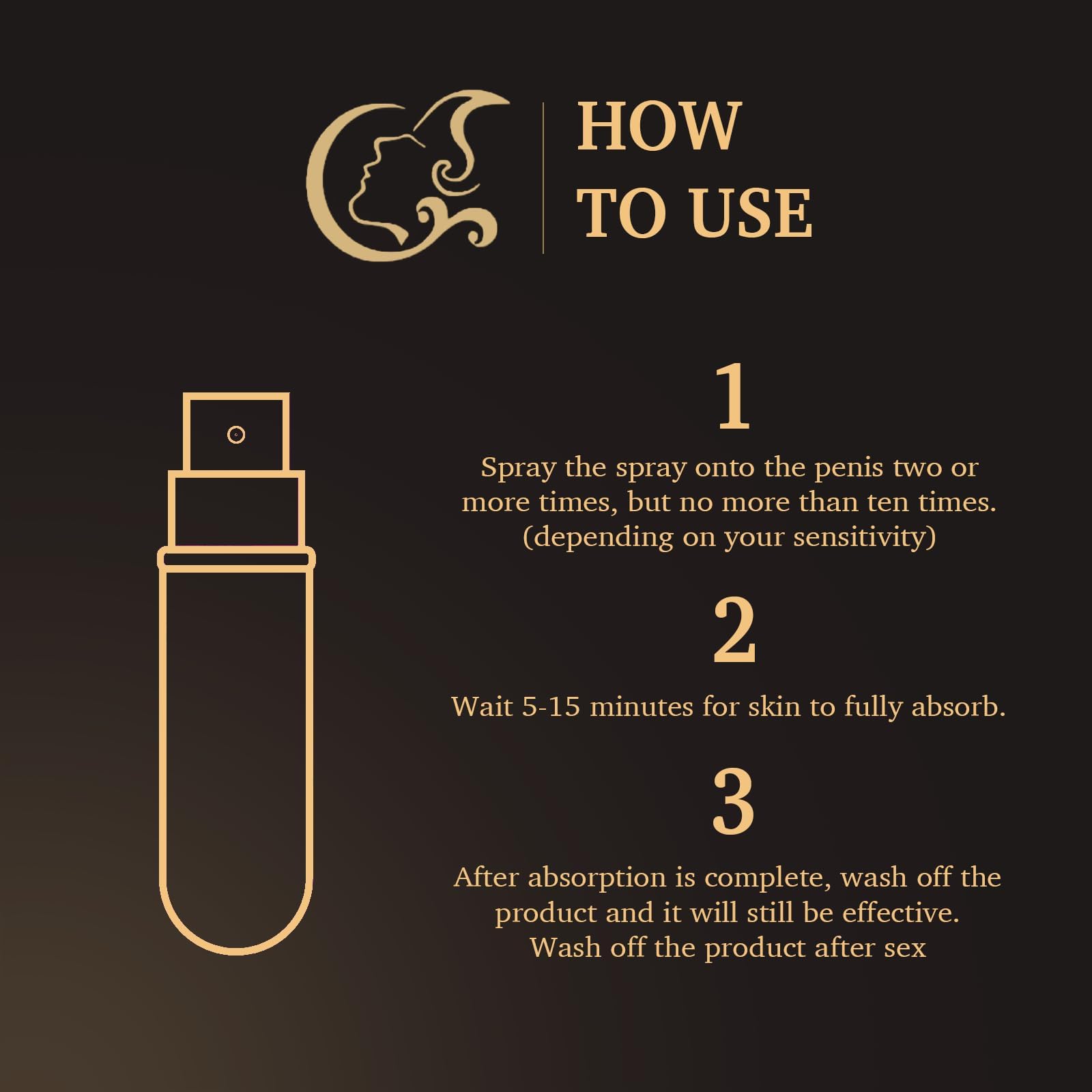 sprayritardante per uomo-Dura di più a letto-eiaculazione precoce-control-5ML/0.17FL OZ