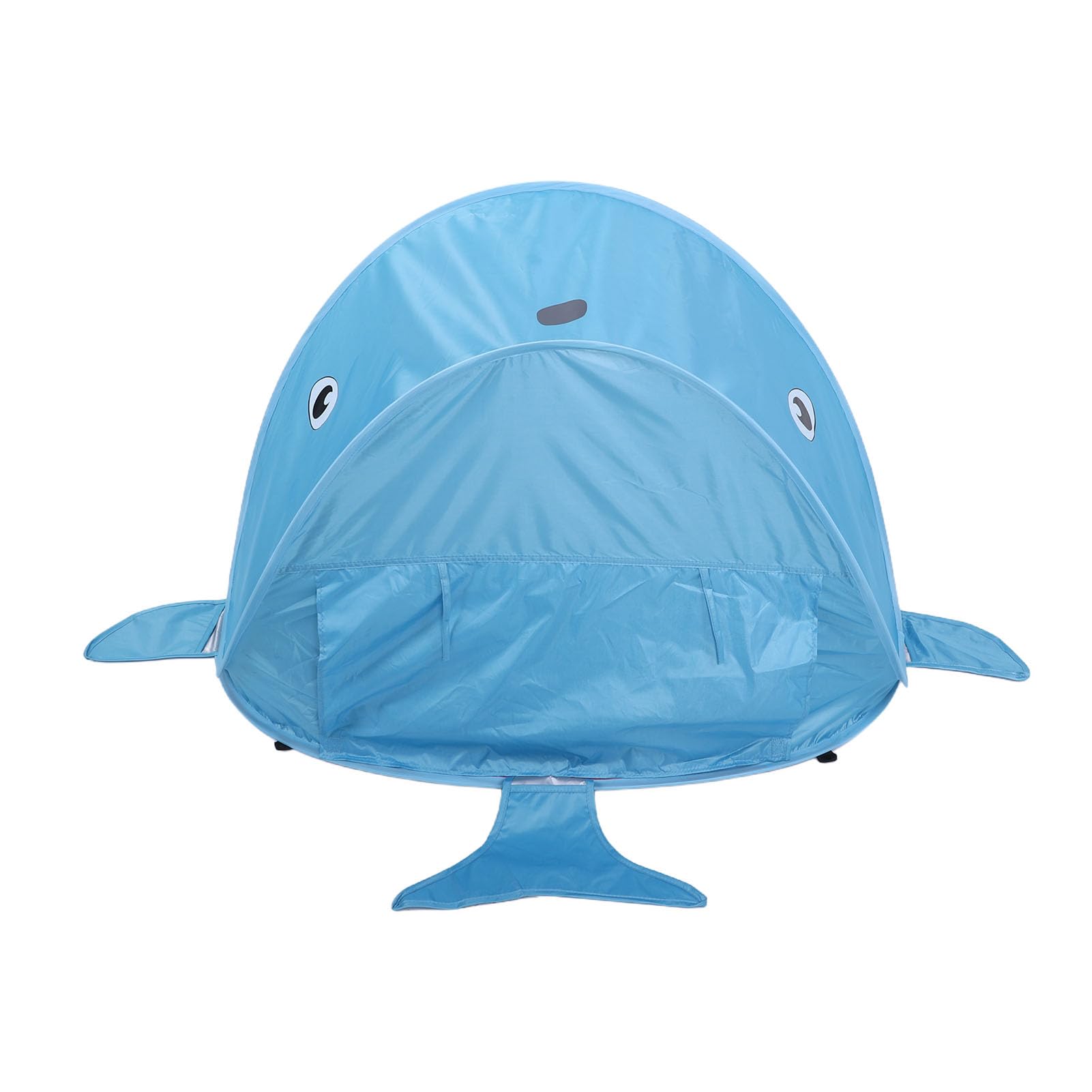 Drfeify Carpa de Playa para bebé, Refugio Solar Emergente de Poliéster con Piscina Incorporada, Carpa de Viaje para bebé con Forma de Ballena 47.24 X 31.5 X 27.56 Pulgadas para Niños Pequeños en la