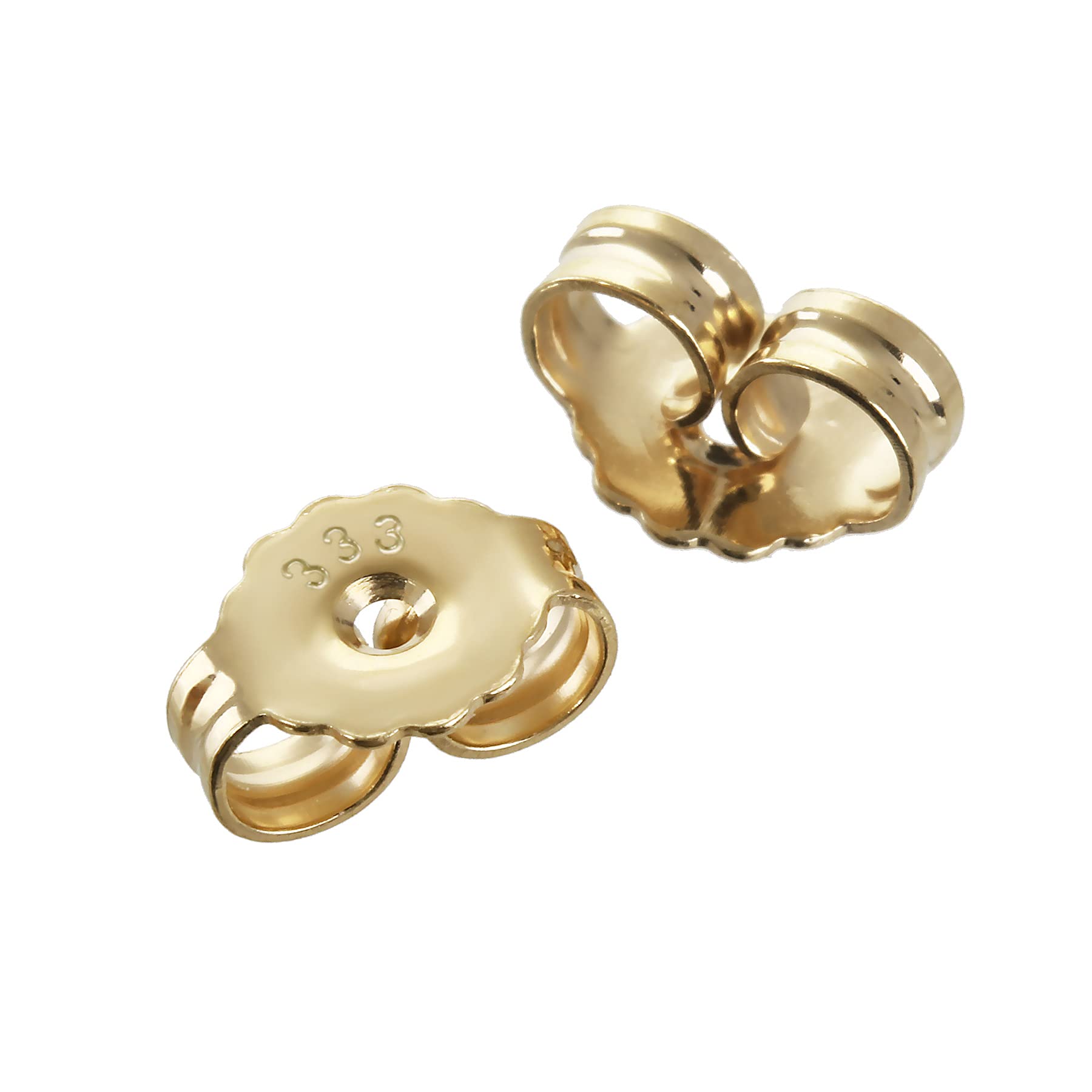 Orecchini Tre Fasce Oro Giallo E Bianco 18 Carati - Foto 8