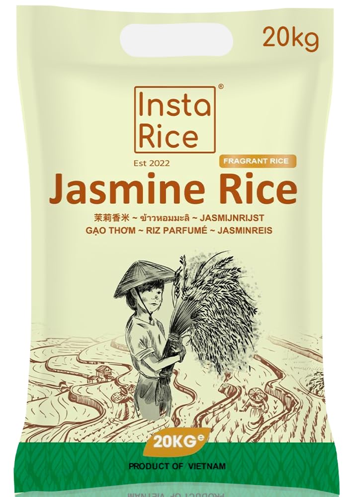 Insta RicePremium Jasmine Fragrant Rice 20kg | Milagrosa - Pandan Rijst