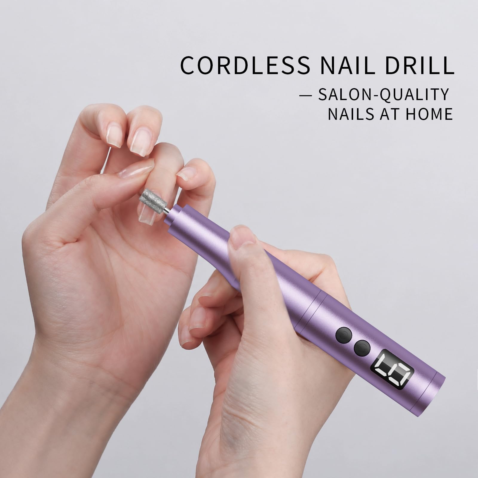 Professional Cordless Nail Drill Kit - Gel & Acrylic -7 Professional Cordless Nail Drill Kit - Gel & Acrylic -7