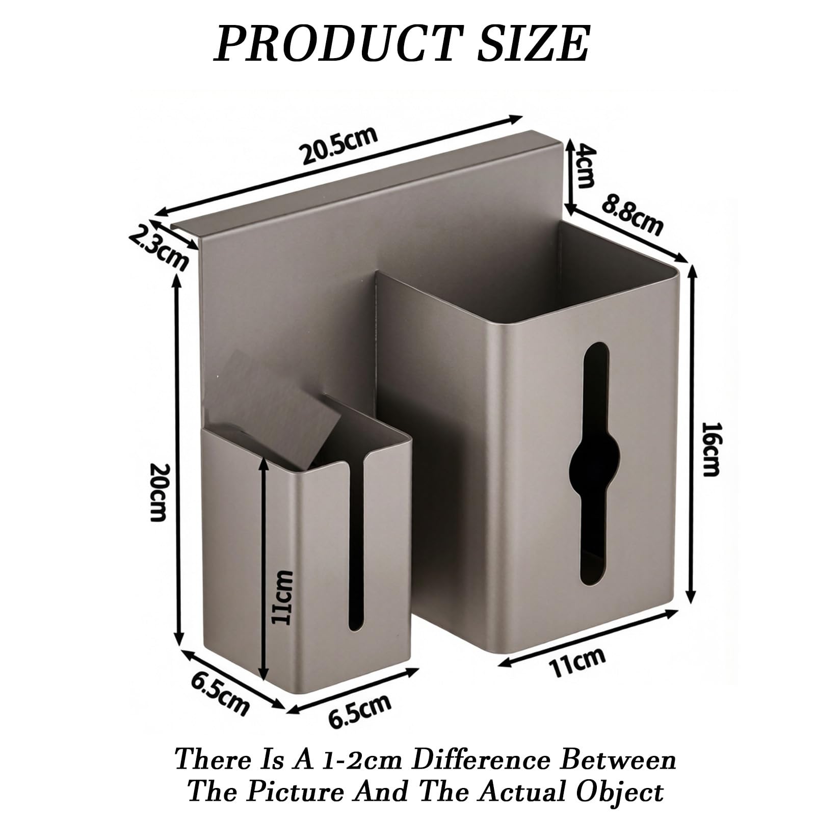 Portarrollos de Pared/portarrollos de Doble Compartimento