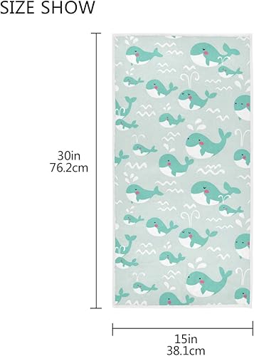 Miniatura 10 de senya Toalla de mano de fantasma de calabaza de Halloween, toallas de lujo ultrasuaves para baño, 30 x 15 pulgadas