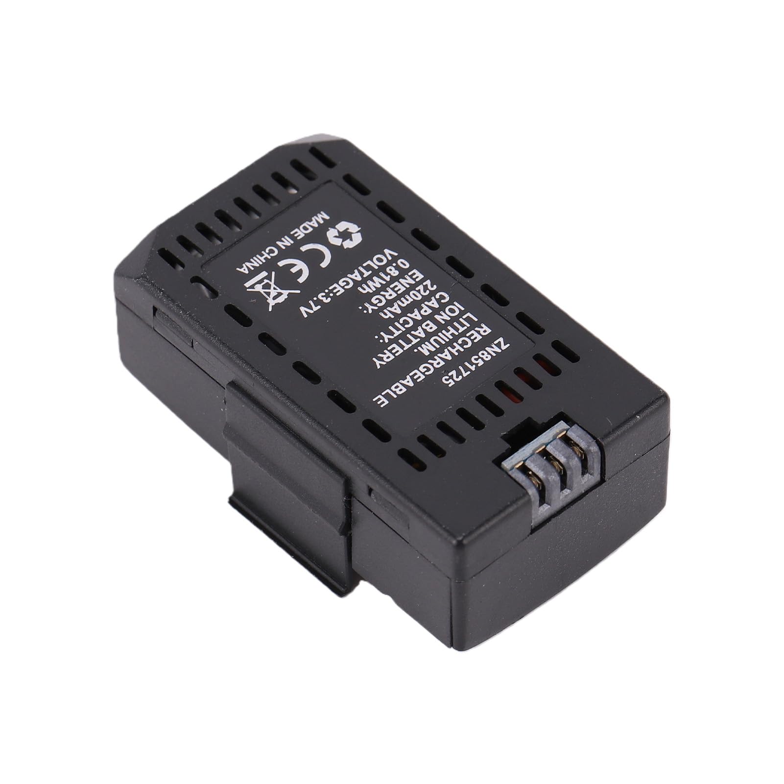 Walmeck Batterie au Lithium 220 MAh 3,7 V pour Hélicoptère RC Era A61 Airwolf, avec Protection Contre Les Surcharges et Charge Rapide de 40 Minutes, Batterie de Rechange Rechan (2 pièces)