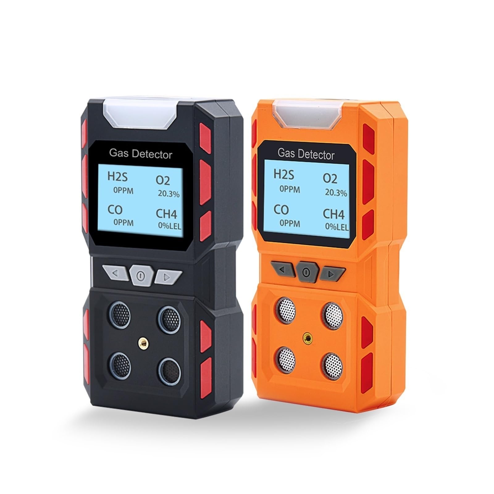 Detektor gazu, Monitor wielogazowy USB akumulator 4 w 1 CH4 CO H2S O2 zatrucie zapobiegaj czujnikom Tester czujnik profesjonalny alarm do pracy, domu(A Gas Detector)