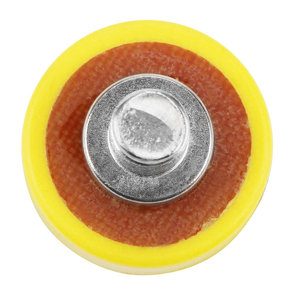 Hilitand Sander Disc, Pneumatic Disc Grinding Machine Aluminum Alloy & PU Polishing Sandpaper Polish Pad M6 M8, Discs (1 inch Thread M8), Hilitand05uh64wzxm-02