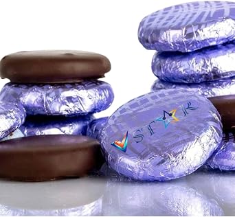 Whiitakers Christmas wrapped Dark Chocolate Creams Varity Pack | Perfect for Christmas Gift 500g, Violet