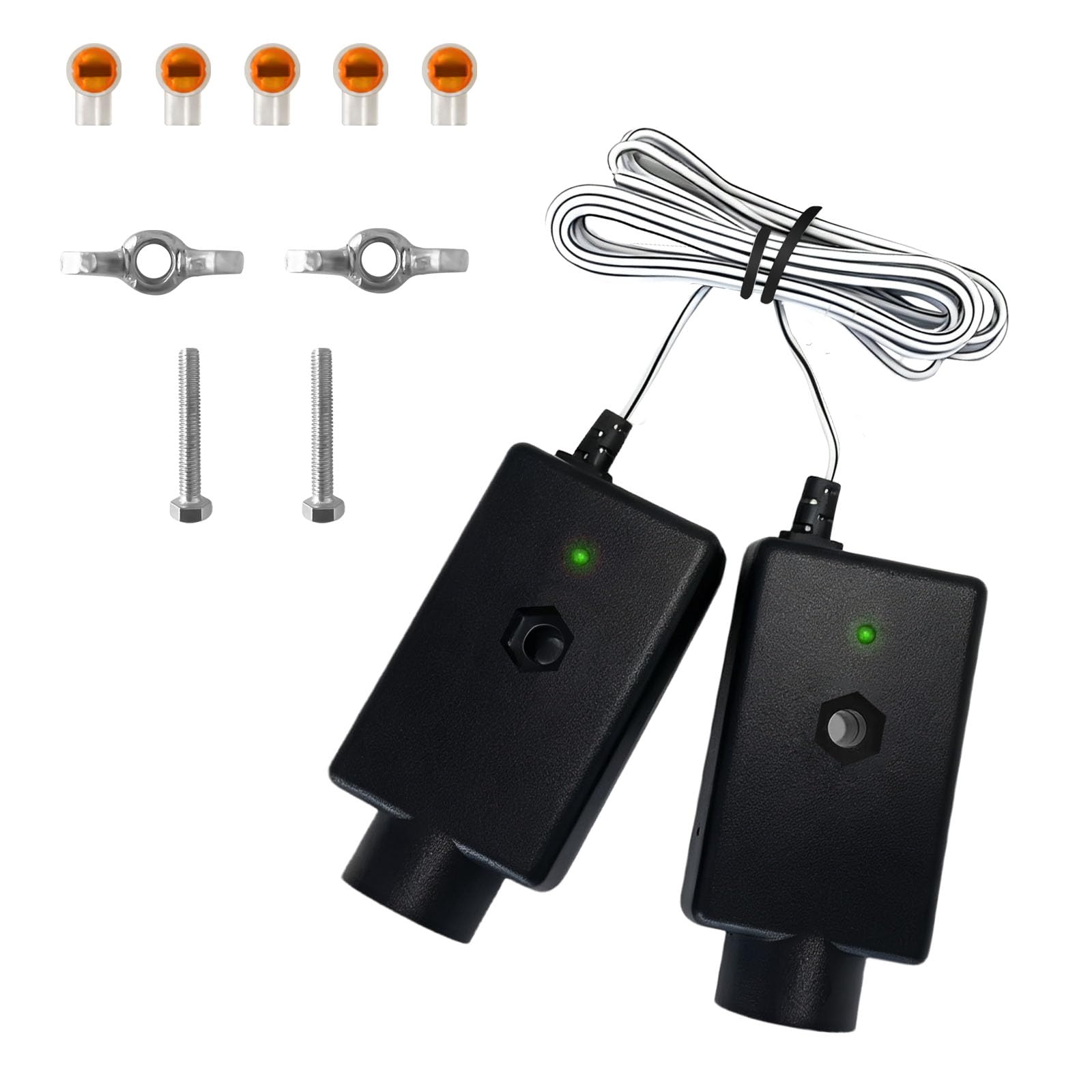 Photo 1 of NLDZGA 41A4373A Garage Door Safety Sensor Compatible with Chamberlain Manufactured Between 1993 to Late 1990s Garage Door Openers,Safety Sensors Beam Eyes